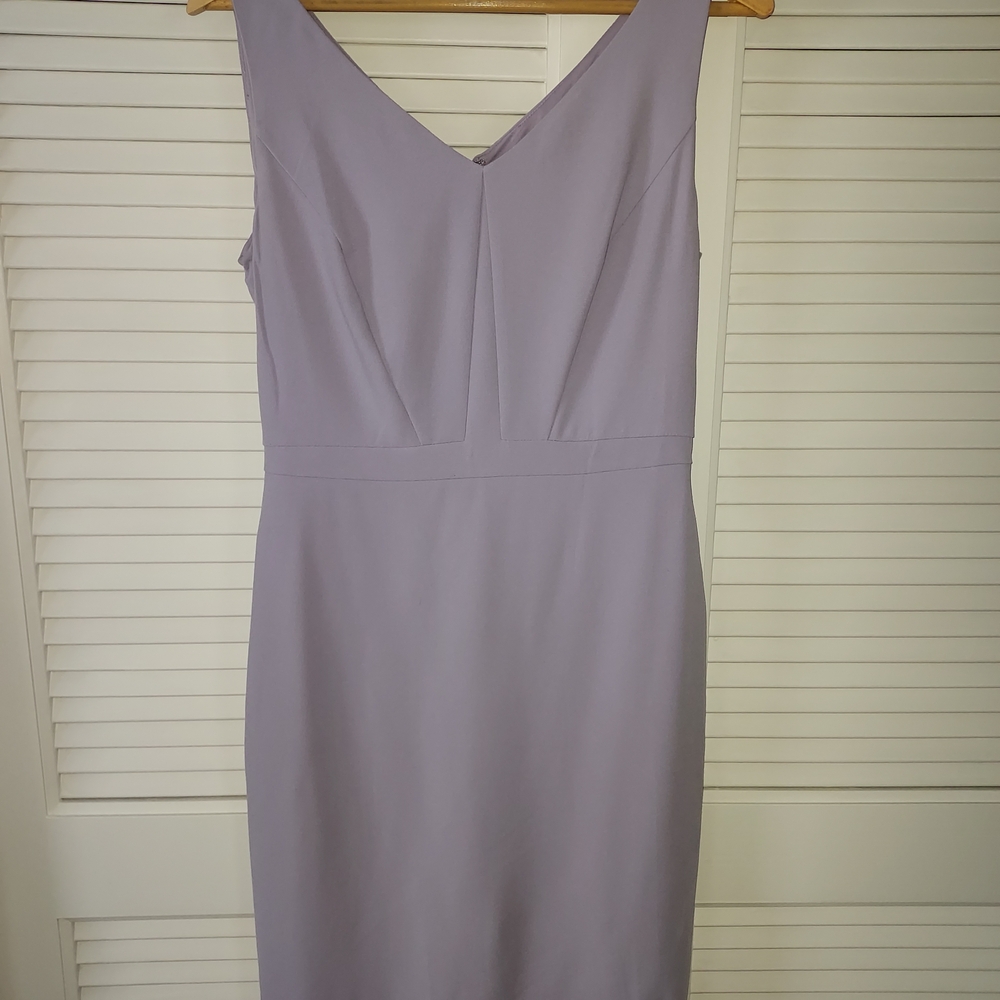 White House Black Market Lavender Midi Dress